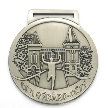 Großhandel Custom Logo Günstiger Preis Metall Sport Marathon Medaillenmedaillenmedaille Sportmedaillen mit Band